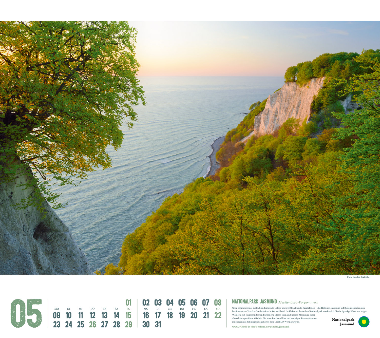 Kalender 2022 "Wildes Deutschland": Jasmund