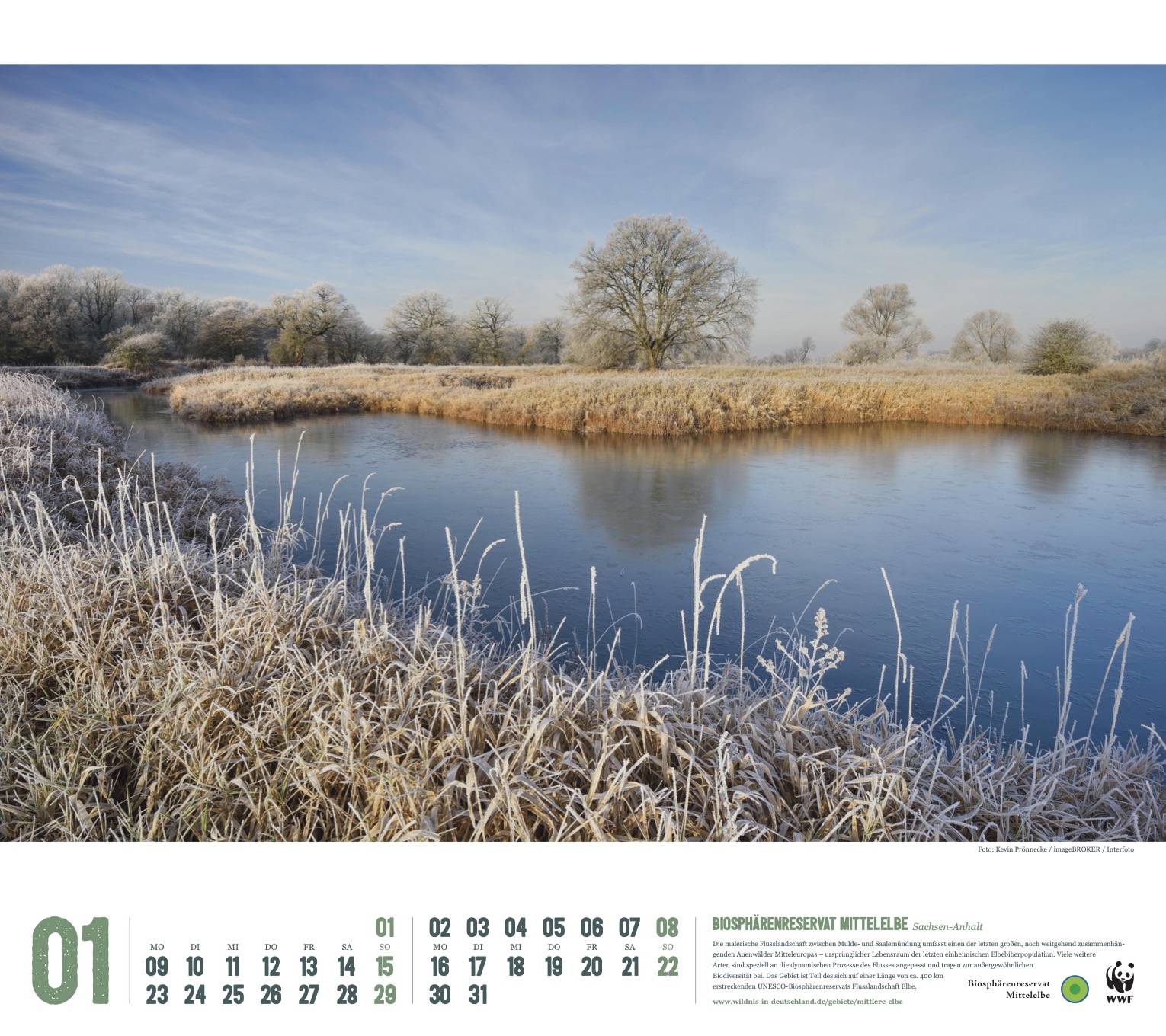 Kalender 2023 "Wildes Deutschland": Biosphärenreservat Mittelelbe