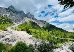 Bergkette im Klausbachtal, Nationalpark Berchtesgaden
