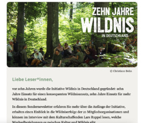 Sondernewsletter 10 Jahre InWiD